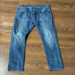 American Eagle Outfitters Men's Faded Blue skinny Straight Jeans